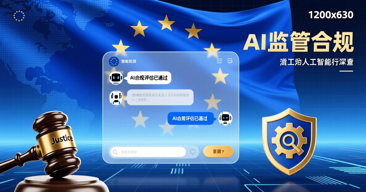 AI 新闻配图：欧盟将 ChatGPT 指定为《数字服务法》「超大型在线搜索