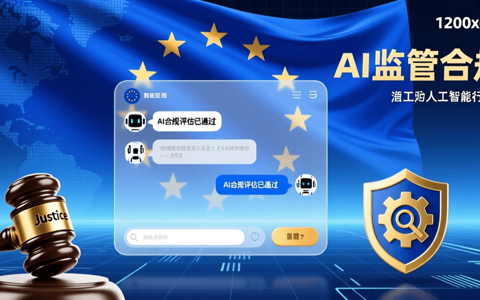 AI 新闻配图：欧盟将 ChatGPT 指定为《数字服务法》「超大型在线搜索