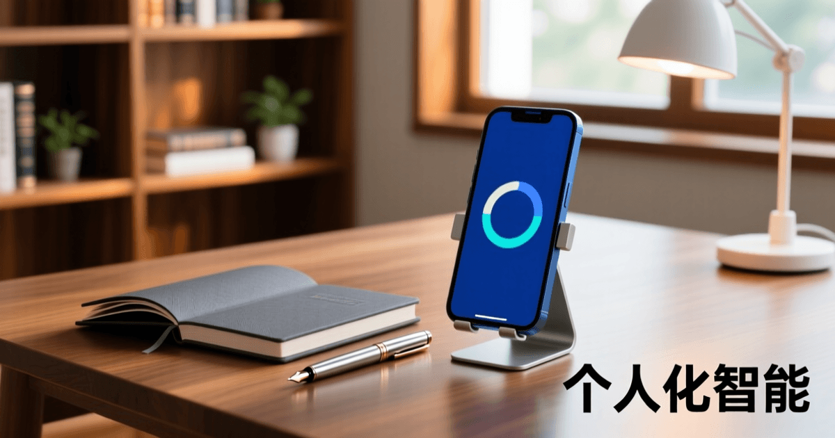智能手机操作系统与智能体能力编排的抽象示意画面