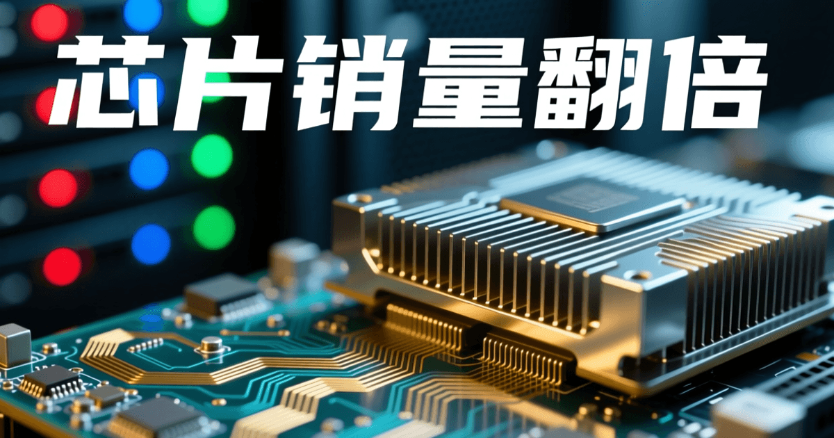 企业级 AI 加速卡与服务器主板的微距特写，金色与青色电路走线清晰，散热金属鳍片占据画面右侧，背景是虚化的数据中心机柜指示灯
