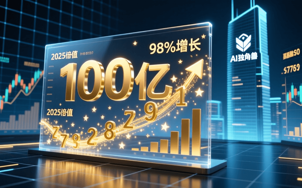 金融科技风格AI生成金色数字图像与投资数据图表的融资成功概念图