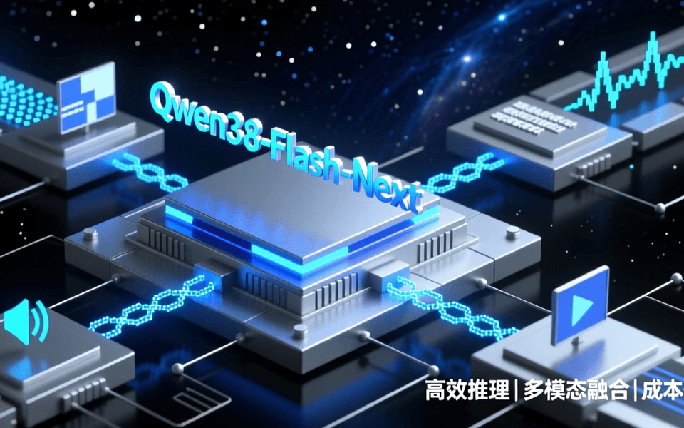 阿里Qwen3.8-Flash-Next模型架构,高效推理与多模态