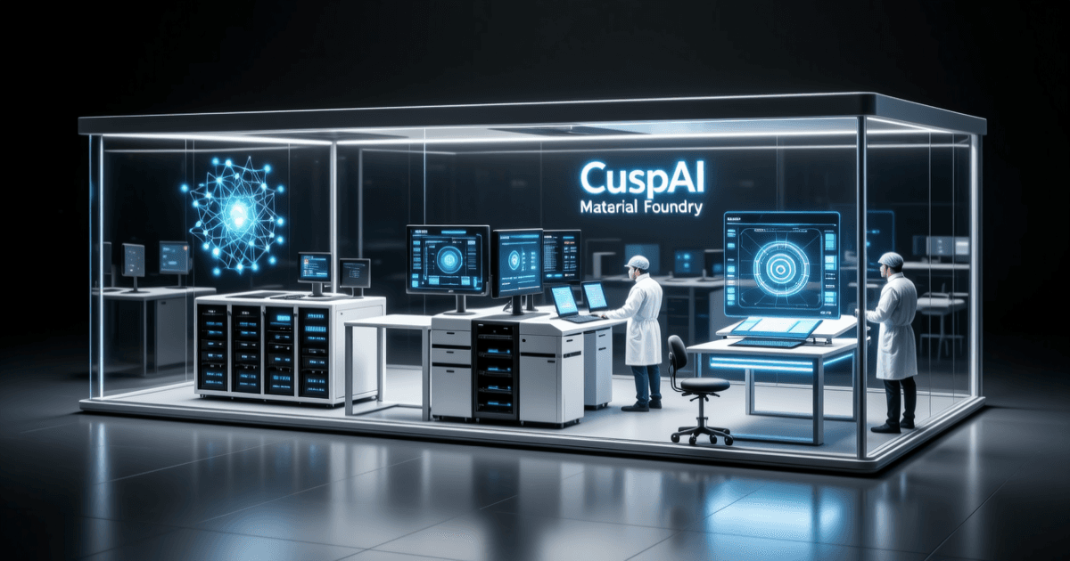 英伟达与Meta联手CuspAI启动AI材料铸造厂,半导体新材料研发的新闻封面图