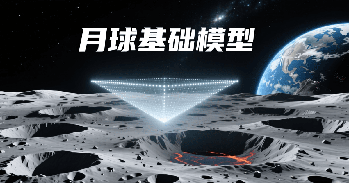 月球表面广角场景,前景起伏的灰色月壤与撞击坑边缘,远景为地球弧线与深空星野