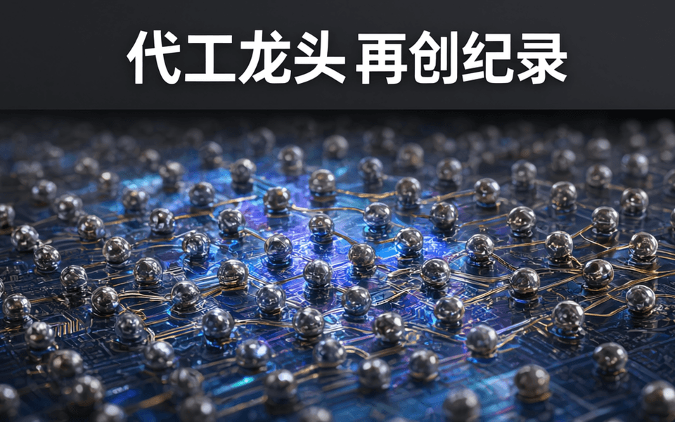 超高倍微距镜头下的半导体晶圆,密集高反光锡球阵列与金色键合线,中心扩散的多层发光光晕