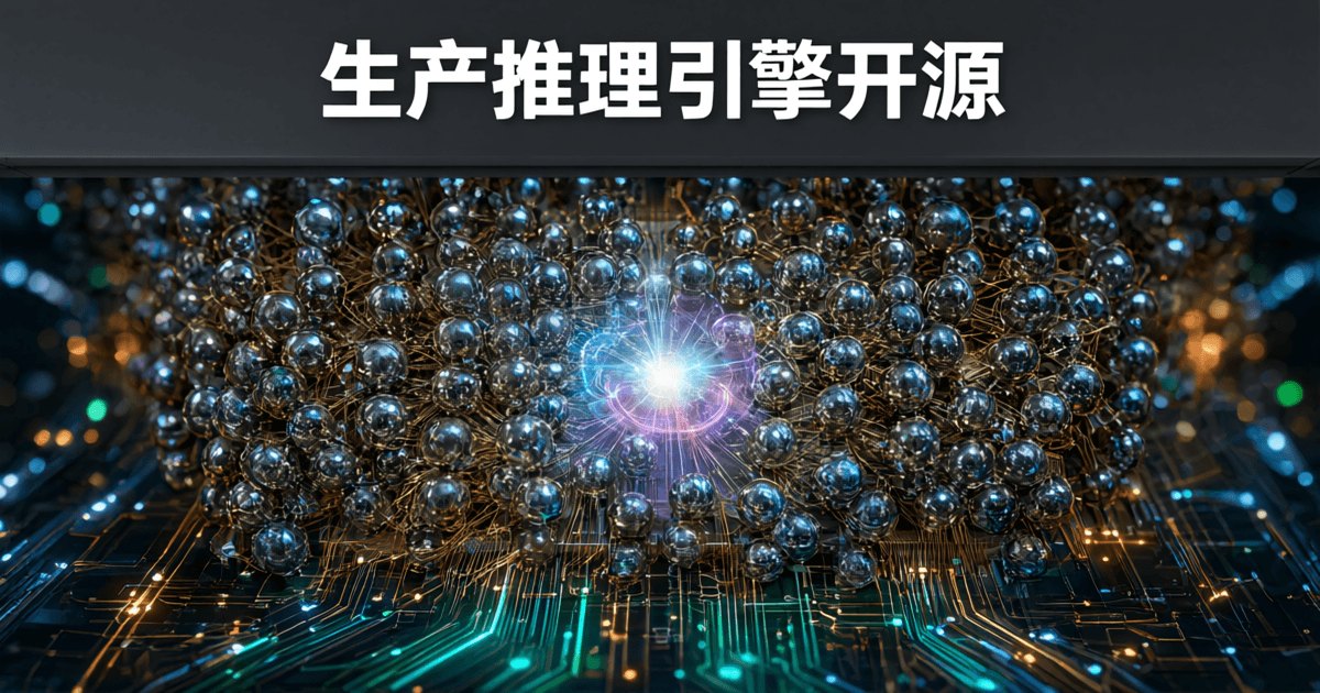 超高倍微距下的芯片表面,密集高反光锡球阵列与金色键合线,中心向外扩散的多层发光光晕覆盖发光走线网格